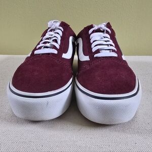 Vans Old Skool Classic Port Royale Burgundy Unisex M 6.5 W 7.5